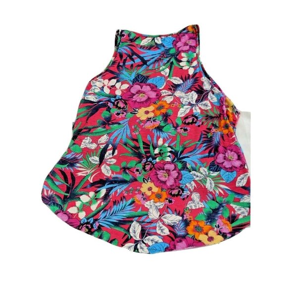 BONGO Junior  Small Tank Top Sleeveless Floral Small 38i - Picture 2 of 9